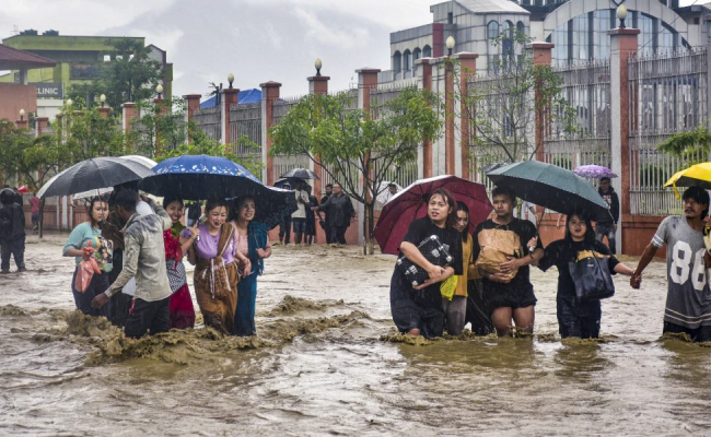 3,802 people affected, 883 houses damaged as heavy rain batters Manipur